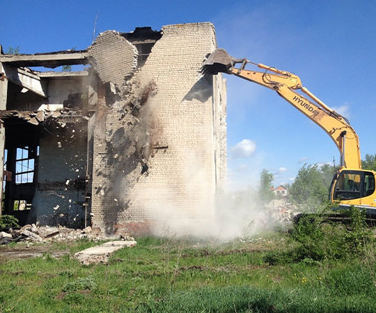 Демонтаж зданий в Грозном и  Чеченской республике